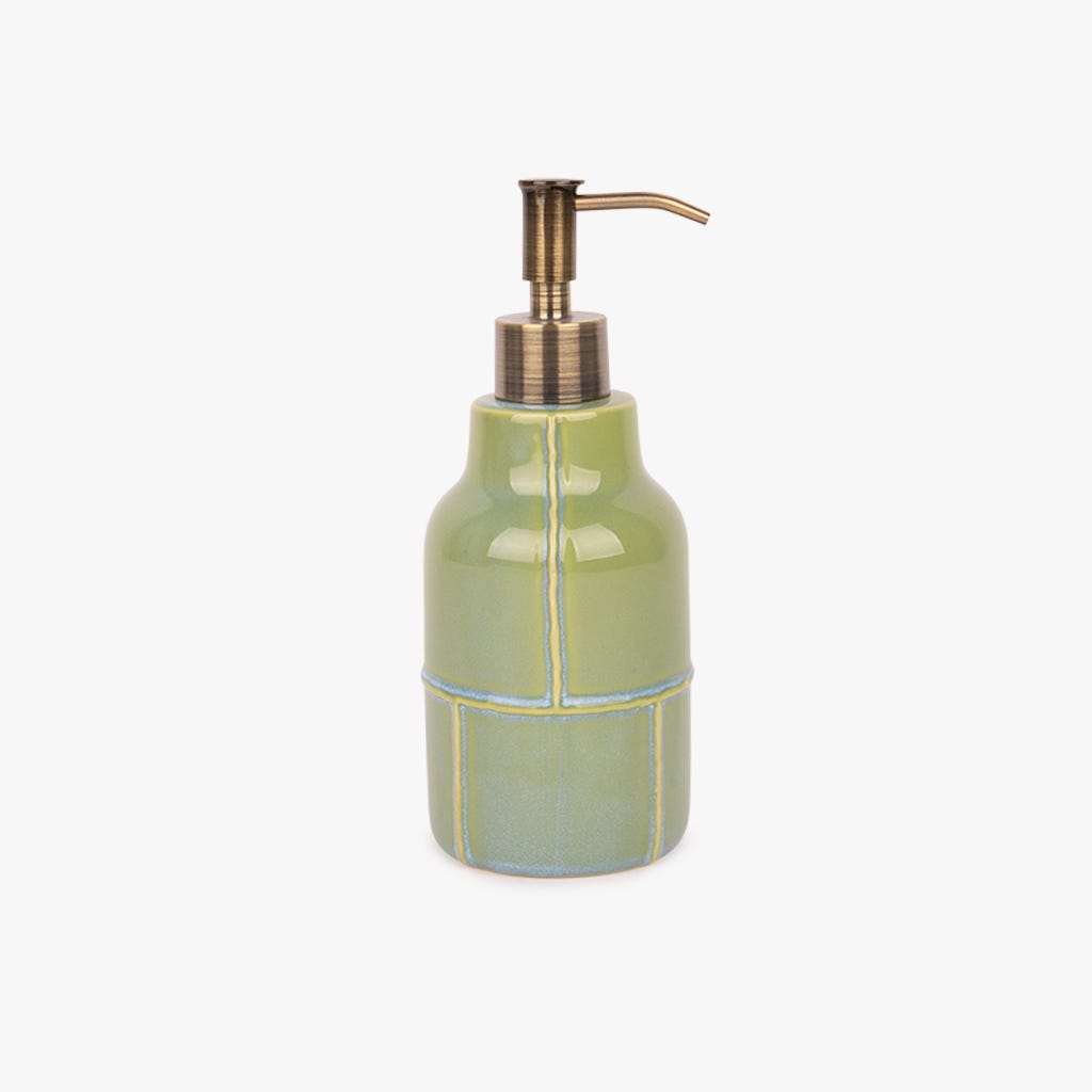 Doseador de Cerâmica Verde IOS - Gato Preto