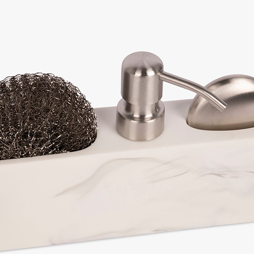Doseador de Detergente de Louça com sabonete de inox NEPAL - Gato Preto