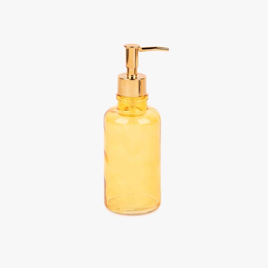 Doseador Vidro Amarelo 390Ml - Gato Preto