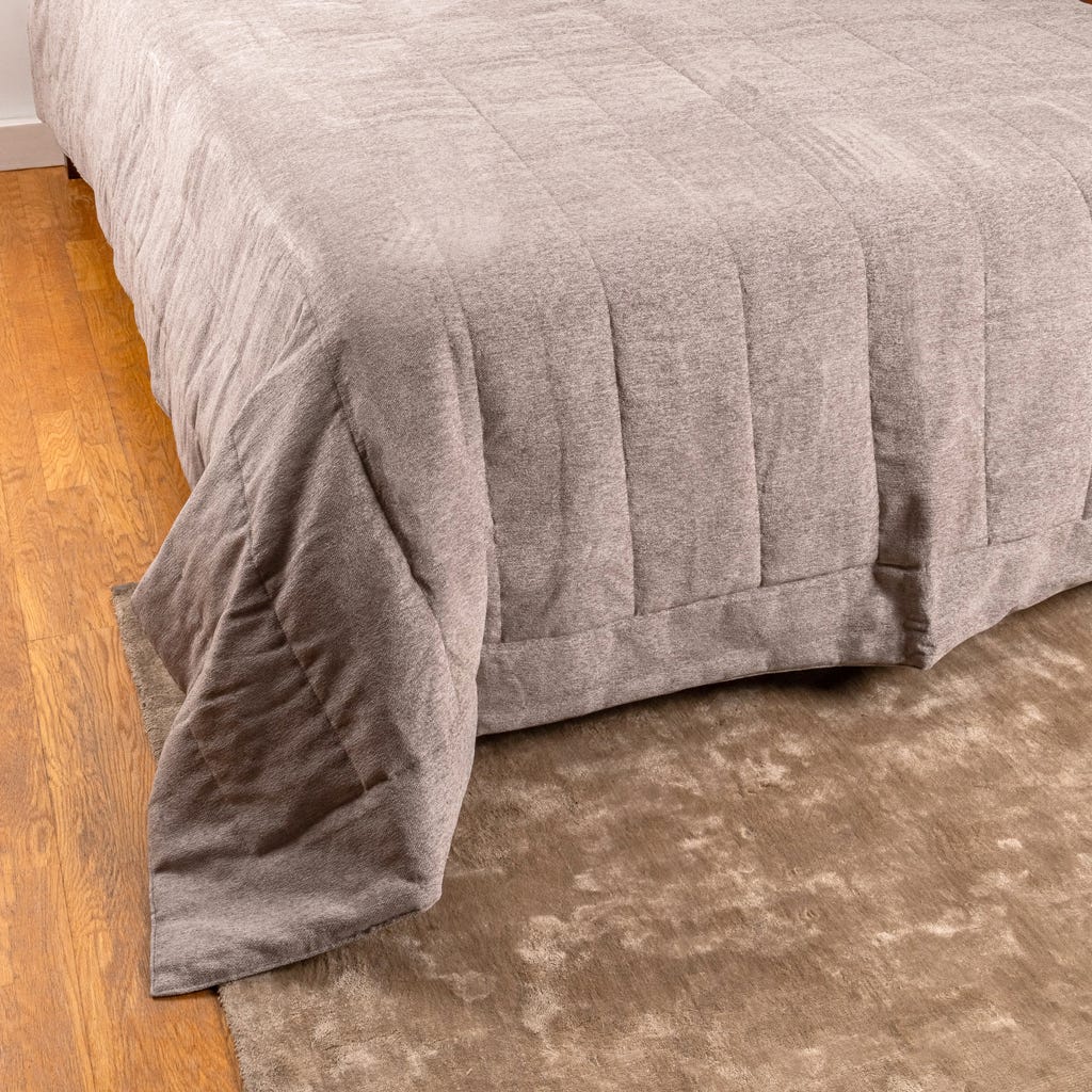 Edredão cinzento 240x260cm HERITAGE - Gato Preto