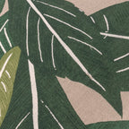 Edredão para Cama Linho e Algodão com Folhas GREEN SENSE - Gato Preto