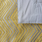 Edredão Zig Zag Mostarda 240x260 HERITAGE - Gato Preto