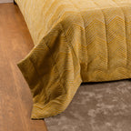 Edredão ZigZag Mostarda240x260 HERITAGE