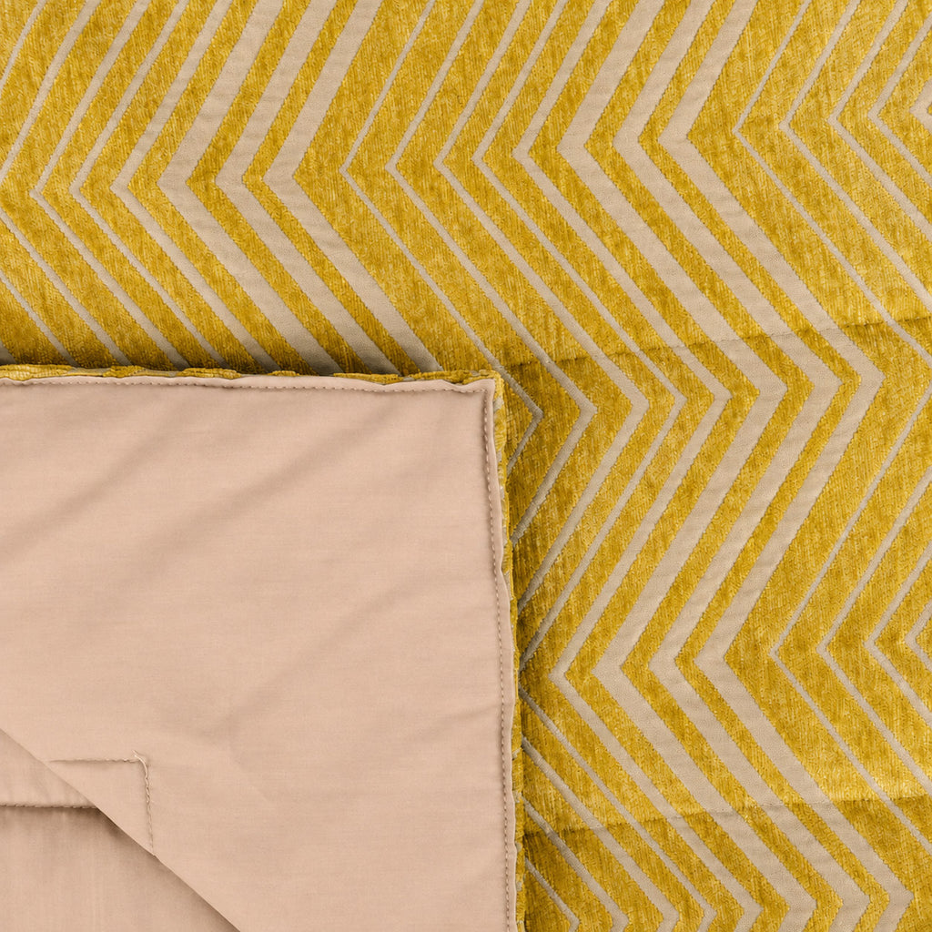 Edredão ZigZag Mostarda240x260 HERITAGE