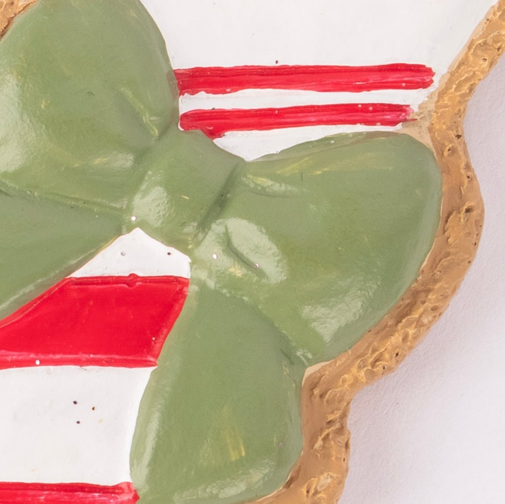 Enfeite de Natal de Bengala de Bolacha COZY - Gato Preto