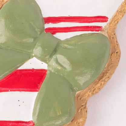 Enfeite de Natal de Bengala de Bolacha COZY - Gato Preto