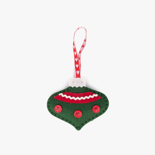 Enfeite de Natal Verde COZY - Gato Preto