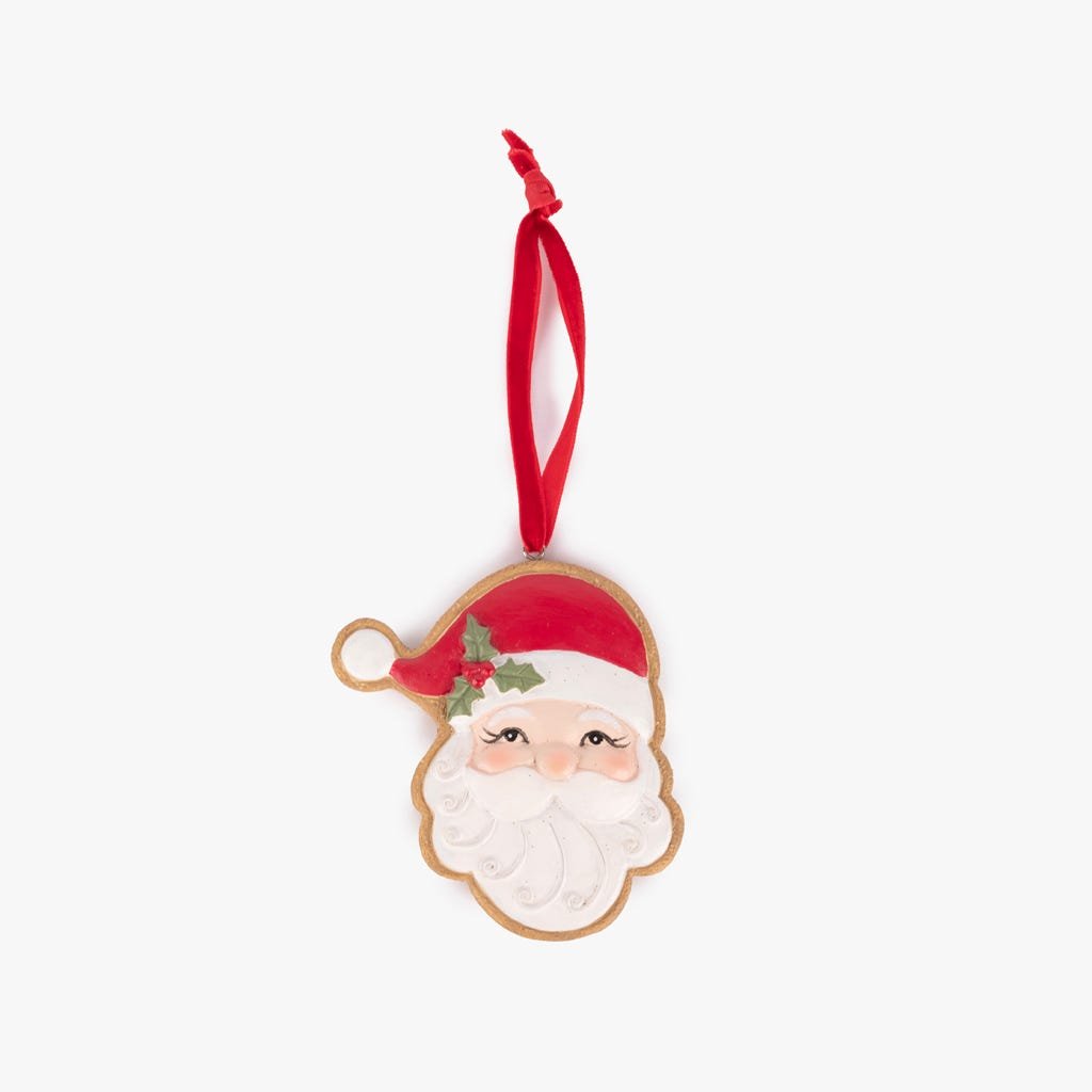 Enfeite de Pai Natal com Bolacha COZY - Gato Preto