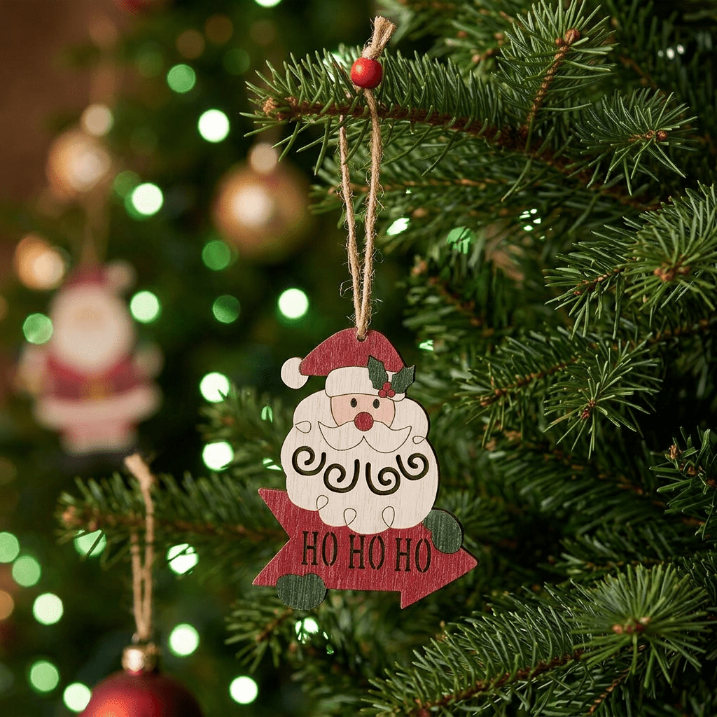 Enfeite de Pai Natal com Seta KITSCH - Gato Preto