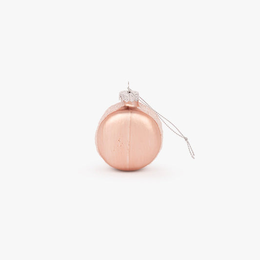 Enfeite de Vidro de Macaron Rosa KITSCH - Gato Preto