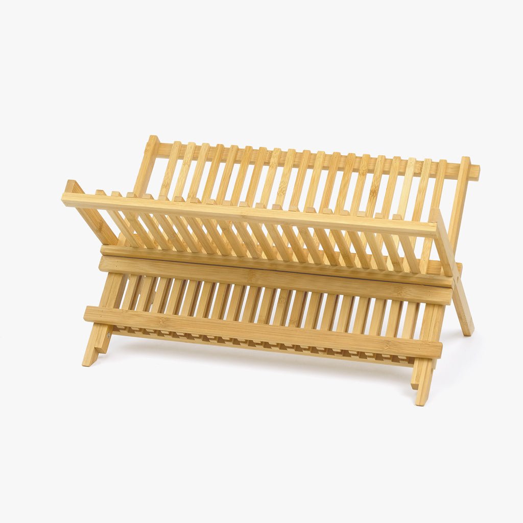 Escorredor de Louça Dobrável BAMBU - Gato Preto