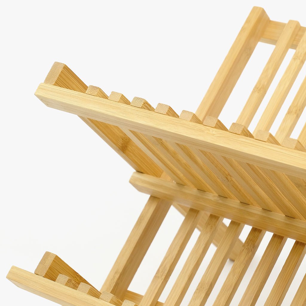 Escorredor de Louça Dobrável BAMBU - Gato Preto