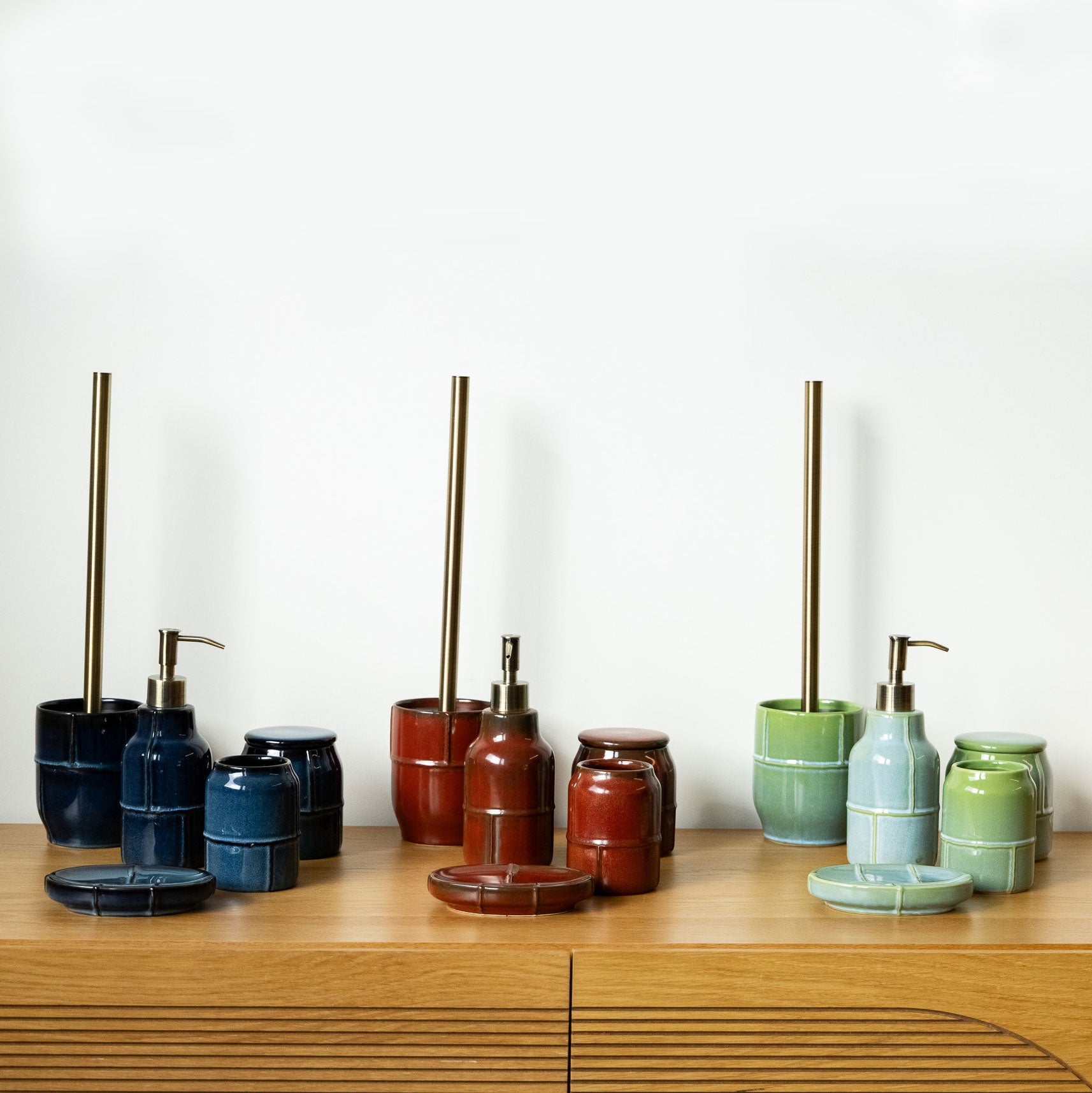 Escova Wc de Cerâmica Tijolo IOS - Gato Preto