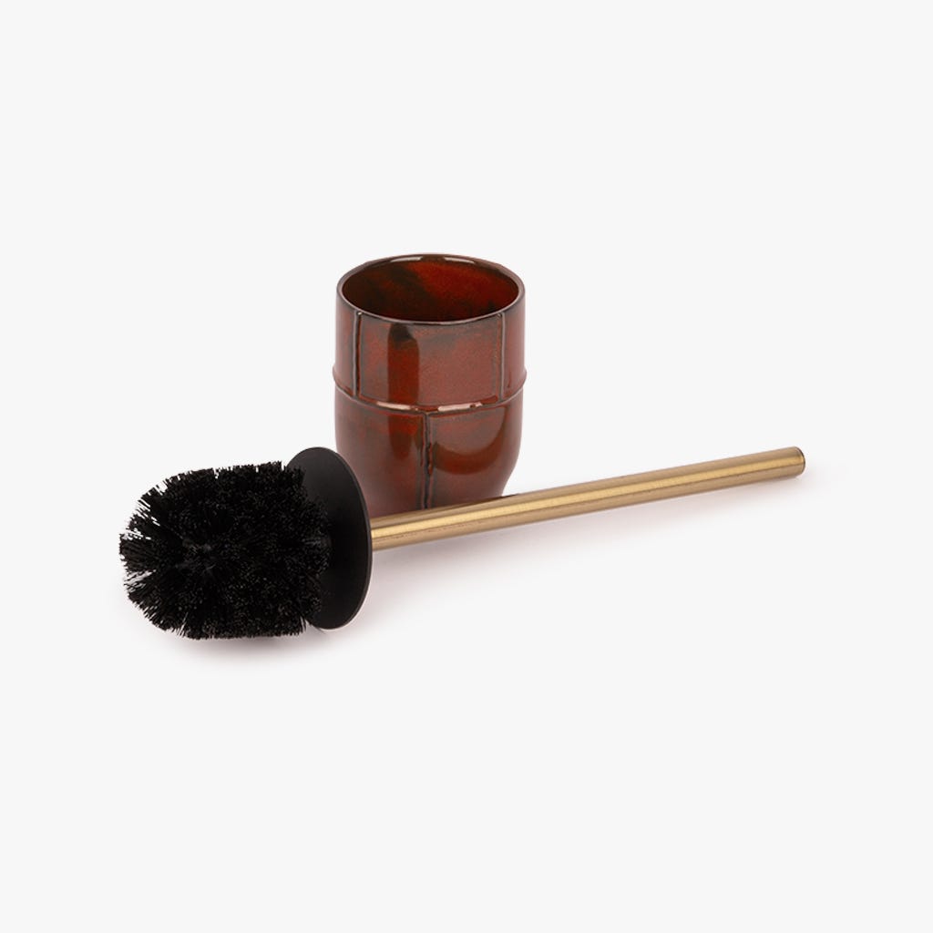 Escova Wc de Cerâmica Tijolo IOS - Gato Preto