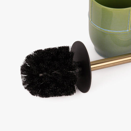 Escova Wc de Cerâmica Verde IOS - Gato Preto