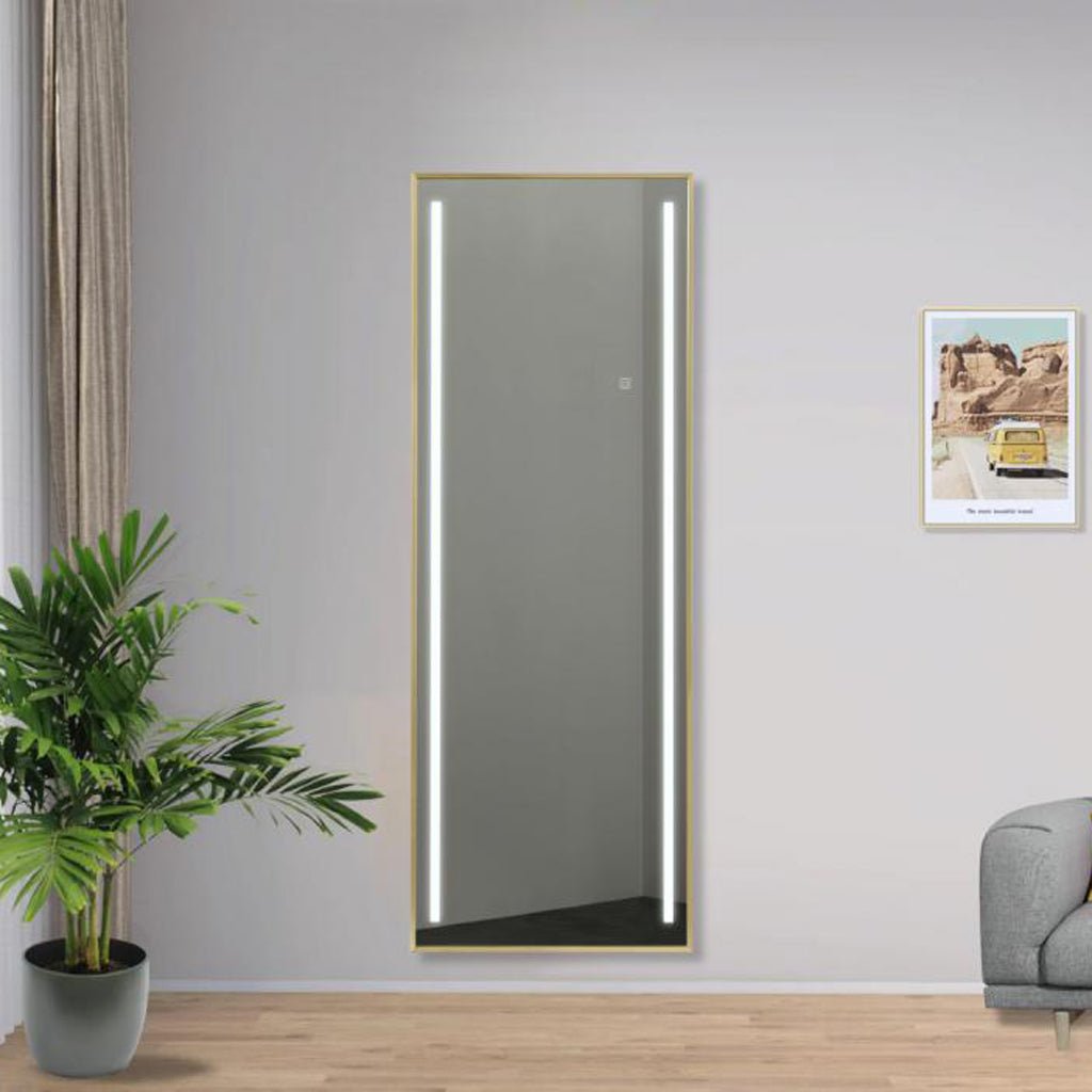 Espelho Chao Dr LED 60X165 STILO - Gato Preto