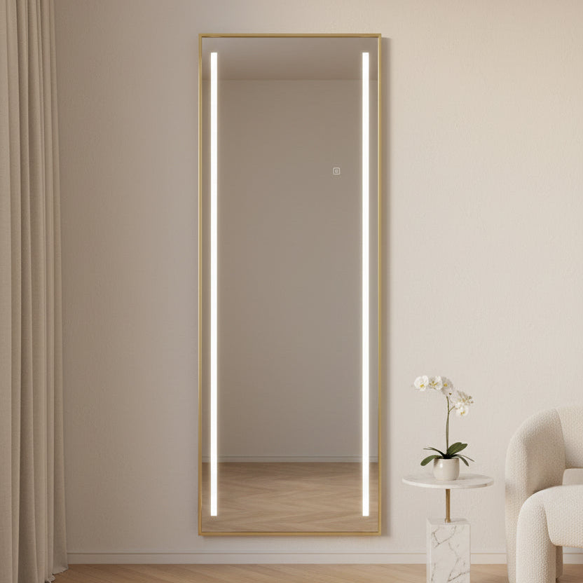 Espelho Chao Dr LED 60X165 STILO - Gato Preto