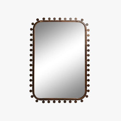 Espelho de Metal com Relevos COMPORTA - Gato Preto