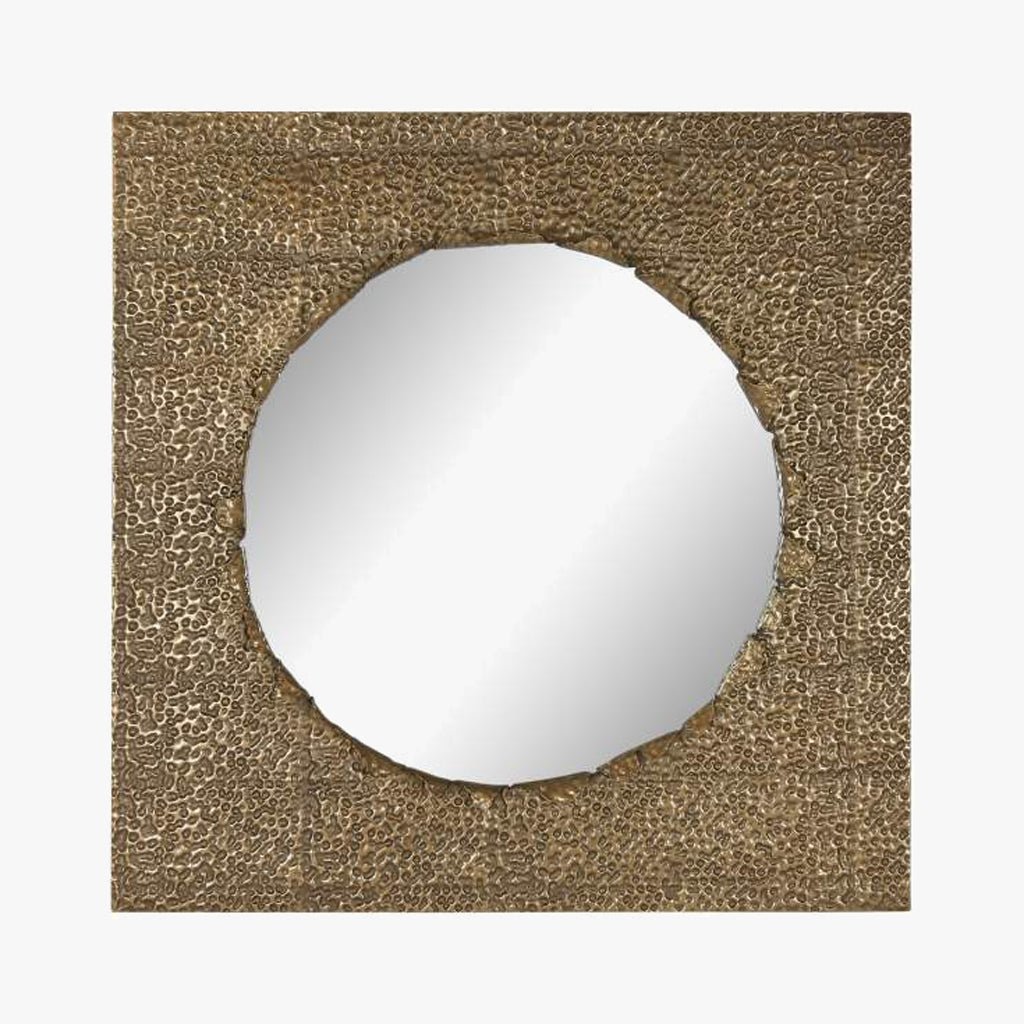 Espelho Metal Dr 80x80 AUREA - Gato Preto