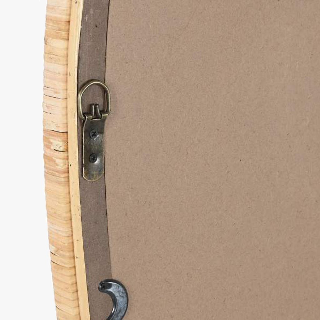 Espelho Organico Rattan 53x150 PALHA - Gato Preto