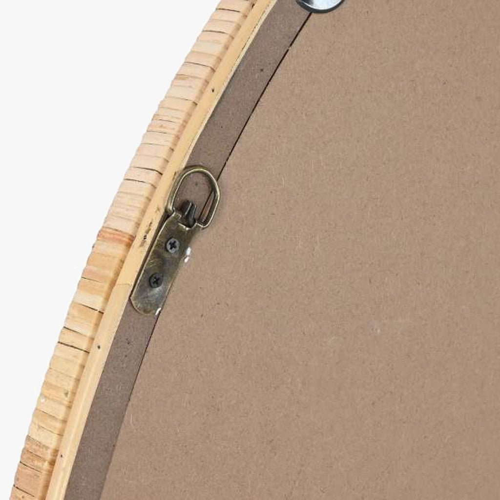 Espelho Organico Rattan 78X106 PALHA - Gato Preto