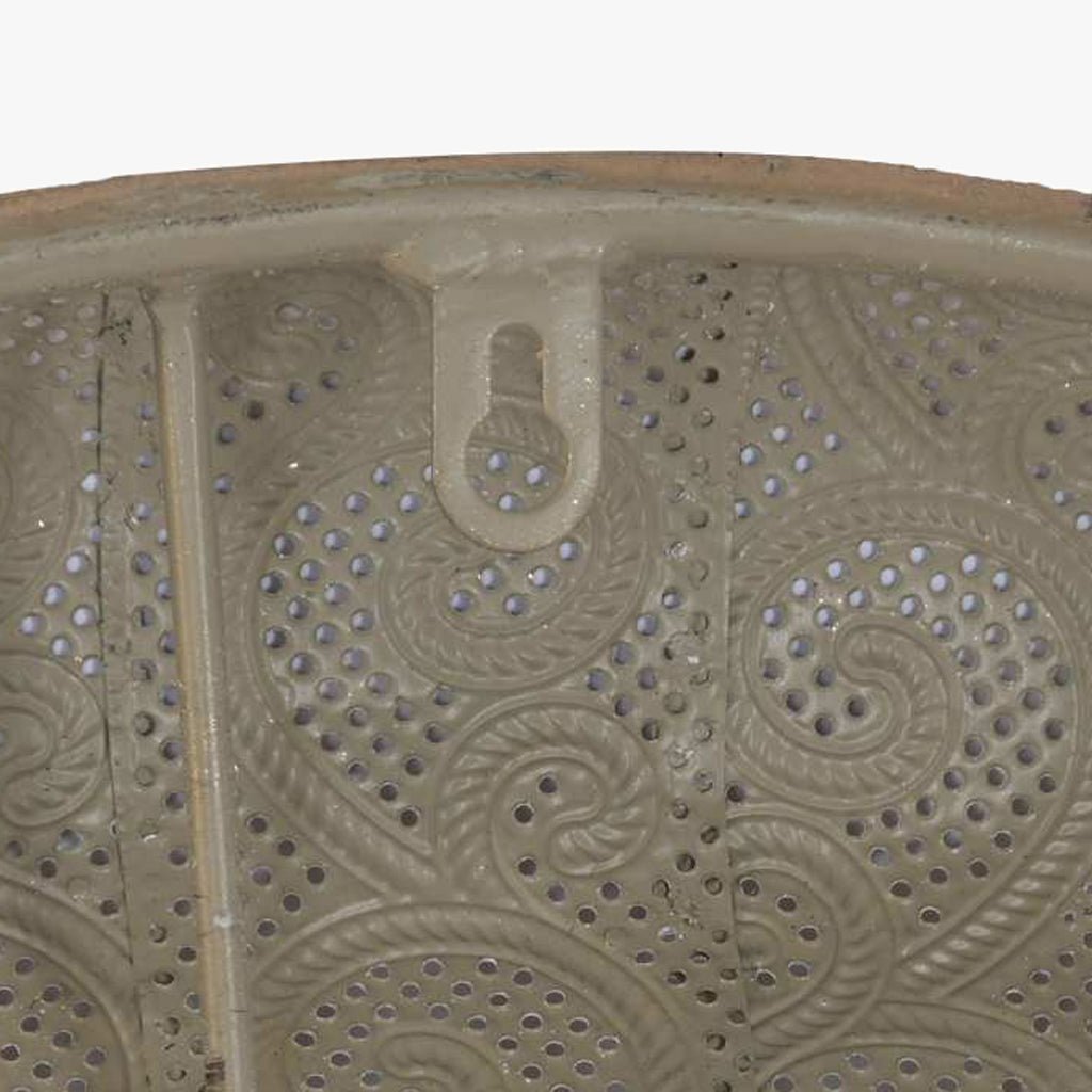 Espelho Oval Metal Dr 78x106 AUREA - Gato Preto