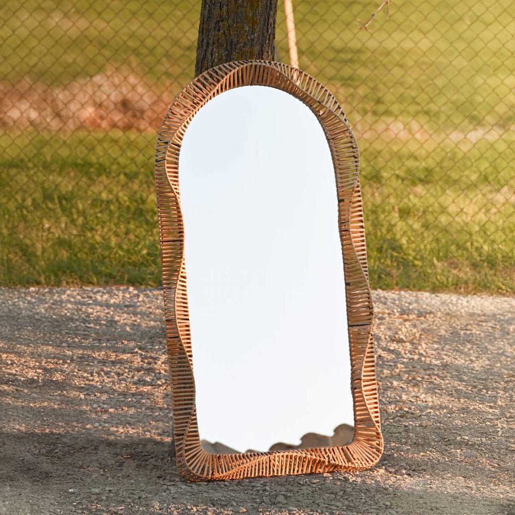 Espelho Rattan 62x117 COMPORTA - Gato Preto