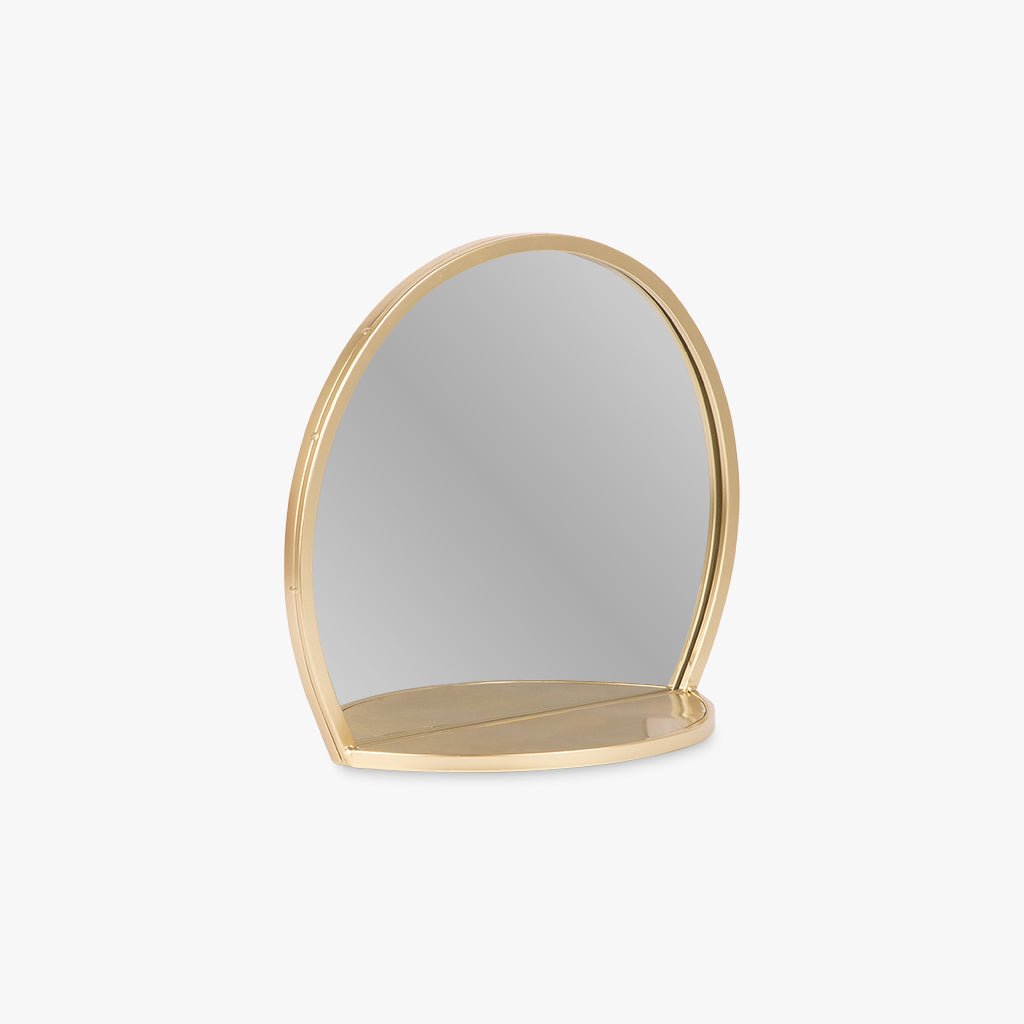 Espelho Redondo com Prateleira SOLIS - Gato Preto