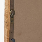 Espelho Rosto Rattan 50x120 PALHA - Gato Preto