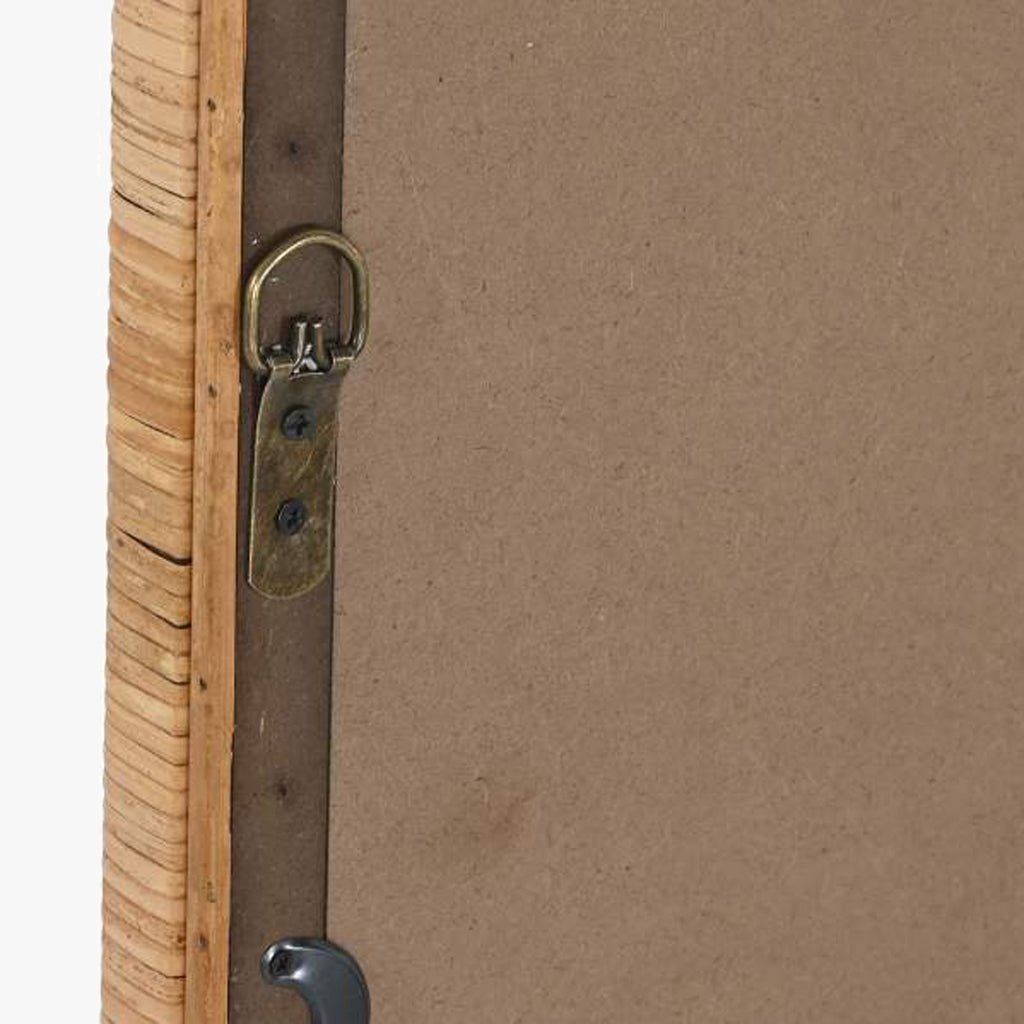 Espelho Rosto Rattan 50x120 PALHA - Gato Preto