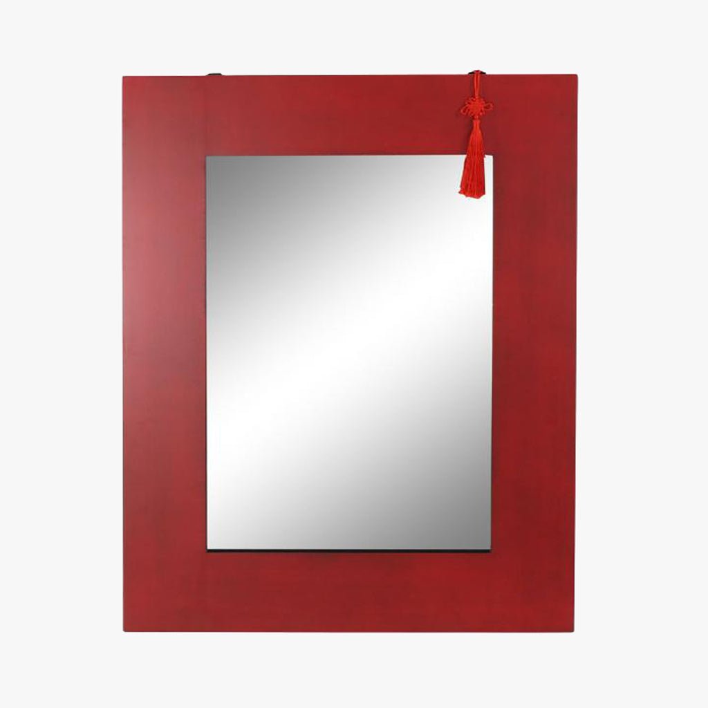 Espelho Vermelho 70x90 KYOTO - Gato Preto