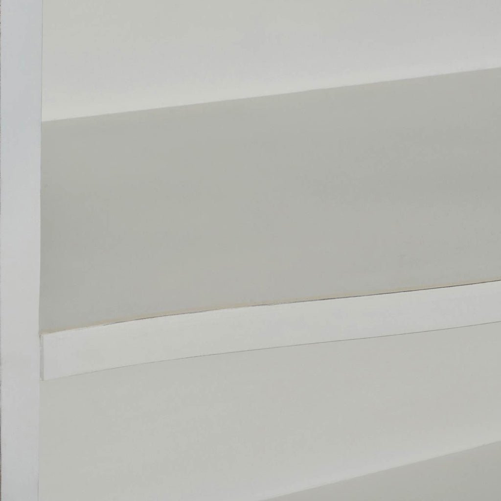 Estante Branca Clássica com três prateleiras e uma gaveta VERSAILLES - Gato Preto