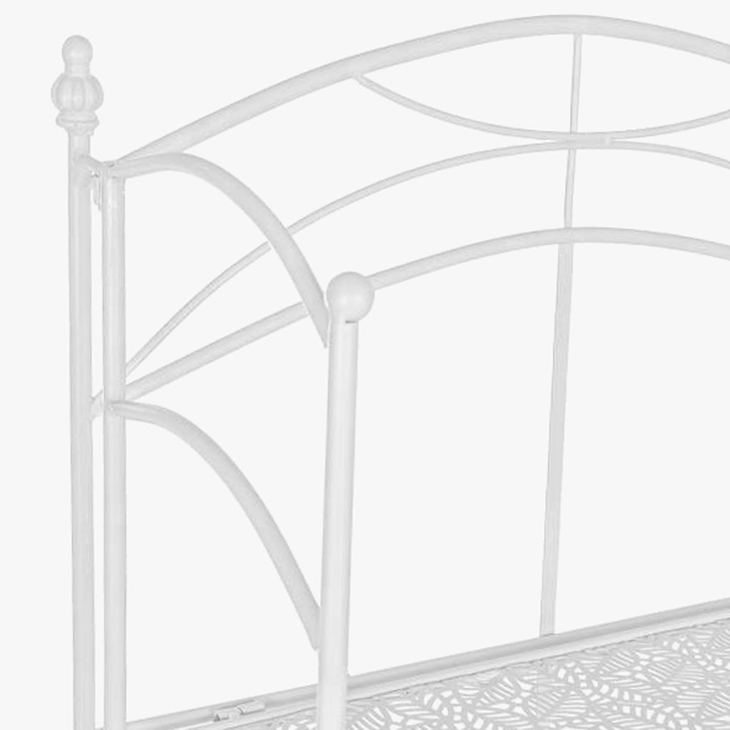 Estante de Ferro com Folhas Branca REVIVAL - Gato Preto