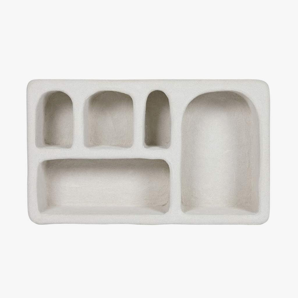 Estante de Parede Retangular Branca ZENA - Gato Preto