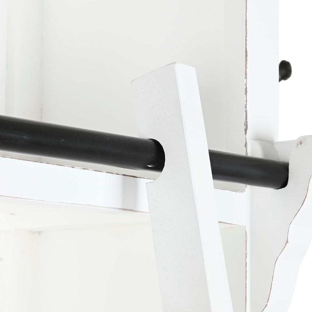 Estante Livreiro Branca 137x38x234 JASMIN - Gato Preto