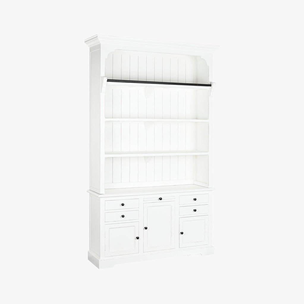 Estante Livreiro Branca 137x38x234 JASMIN - Gato Preto