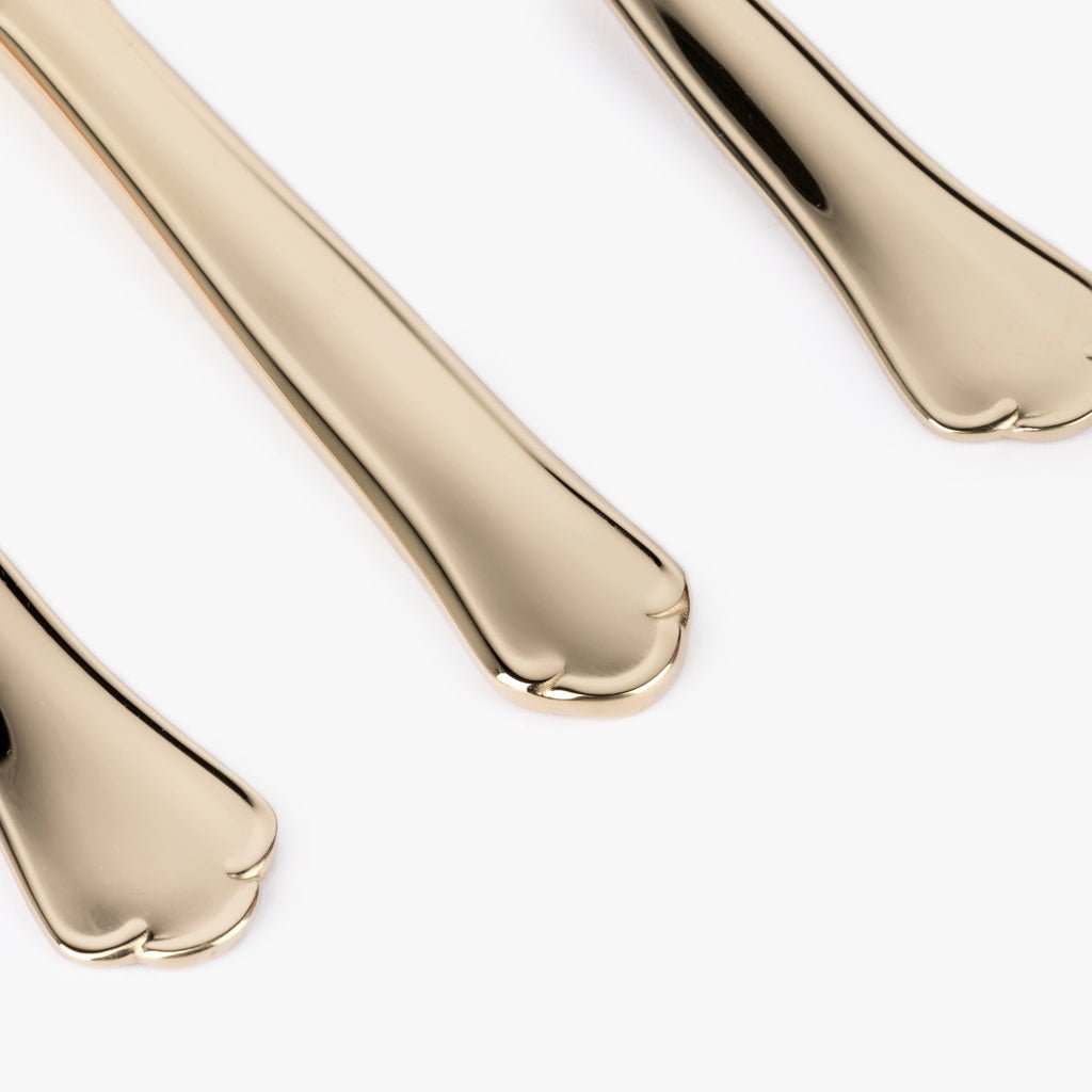Faqueiro de 24 peças em Aço Inox Dourado MARIE - Gato Preto