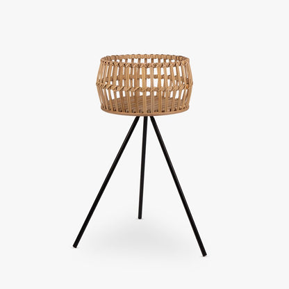 Floreira de Bambu Grande TARIM - Gato Preto