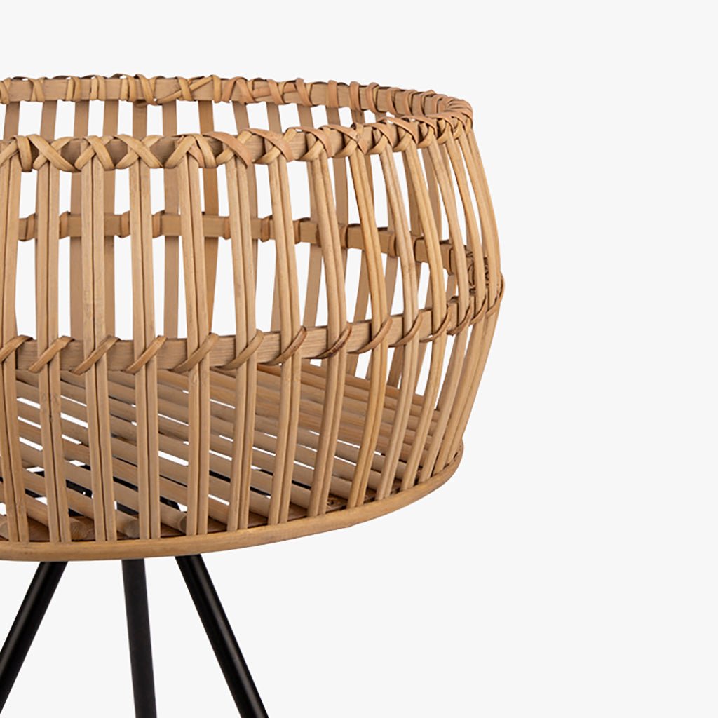 Floreira de Bambu Pequena TARIM - Gato Preto