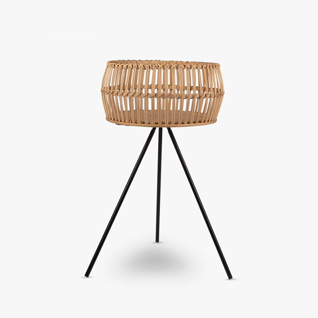 Floreira de Bambu Pequena TARIM - Gato Preto