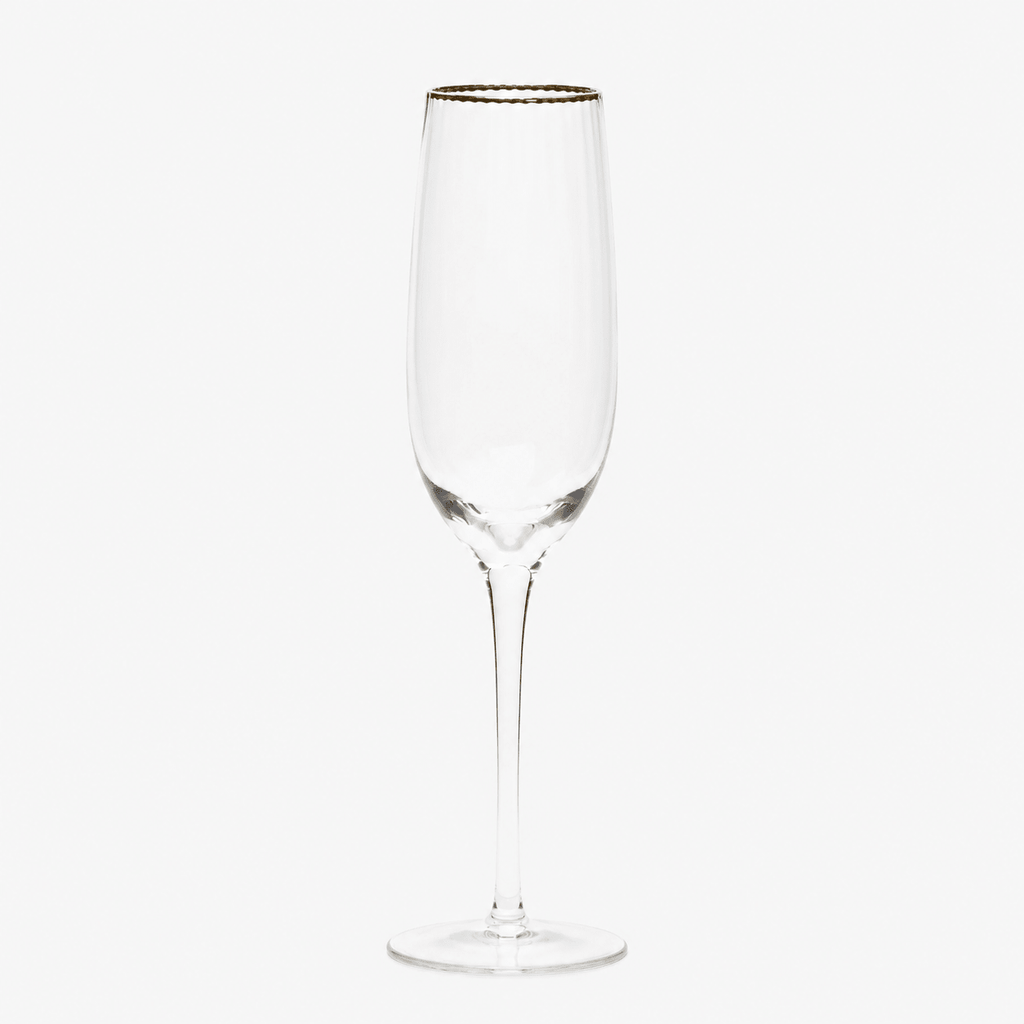 Flute de Vidro Clássico VINTAGE - Gato Preto