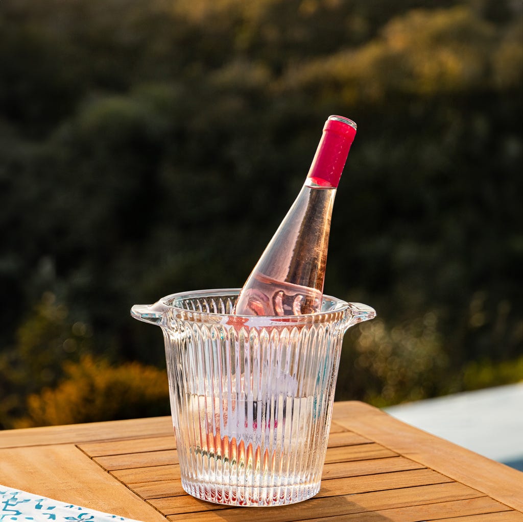 Frapé Transparente STRIPES - Gato Preto