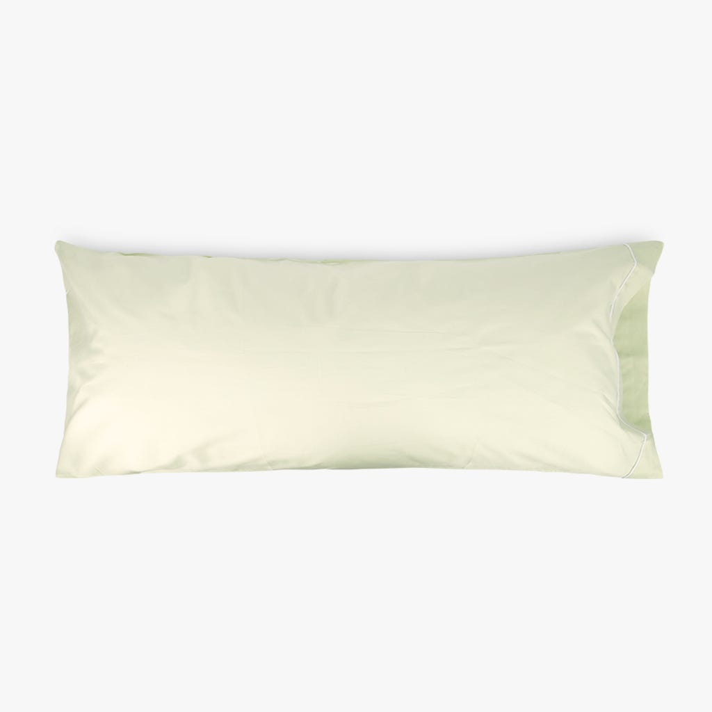 Fronha Almofada de Dormir Algodão Percal Verde 45x100 SAMOA - Gato Preto