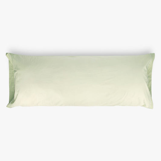 Fronha Almofada de Dormir Algodão Percal Verde 45x155 SAMOA - Gato Preto