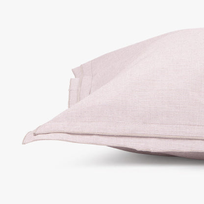 Fronha de algodão riscas bege 45x90cm GRÀCIA - Gato Preto