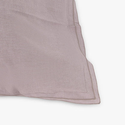 Fronha de algodão riscas bege 45x90cm GRÀCIA - Gato Preto