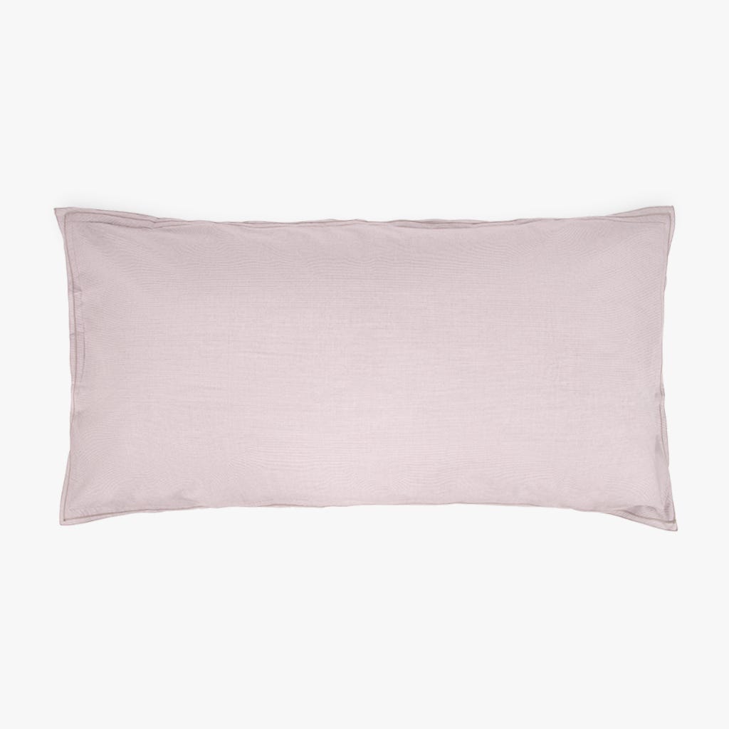 Fronha de algodão riscas bege 45x90cm GRÀCIA - Gato Preto