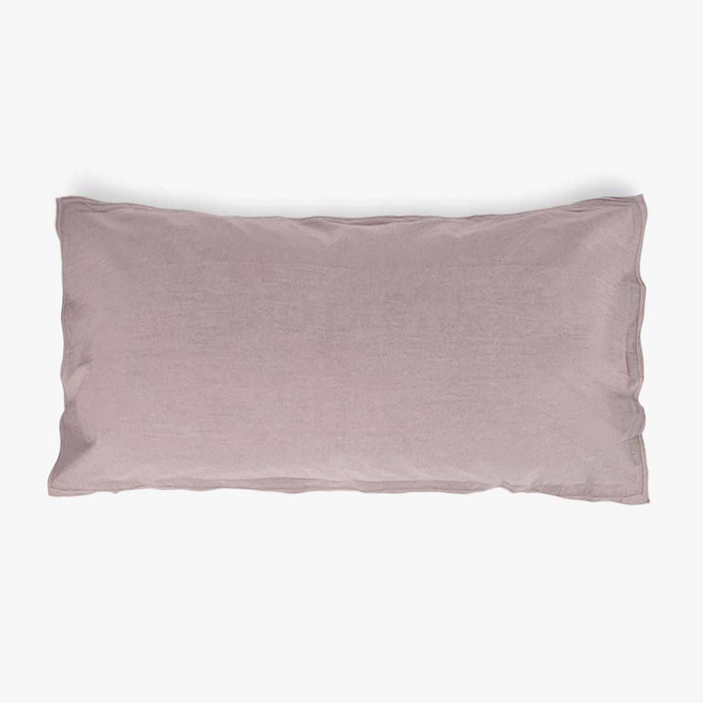 Fronha de almofada de algodão bege 45x90cm GRÀCIA - Gato Preto