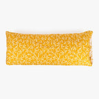 Fronha para Almofada de Dormir Flores Amarelo 45x155 BACKYARD - Gato Preto