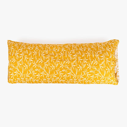 Fronha para Almofada de Dormir Flores Amarelo 45x155 BACKYARD - Gato Preto